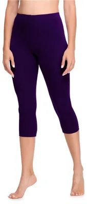 Image de Leggings 3/4 pour femmes Ladeheid en viscose LA40-202 (prune, 36)