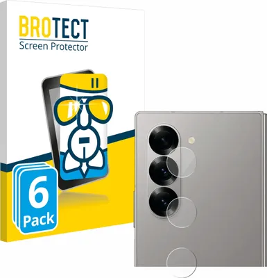 Produktbild von 6x BROTECT Schutzglas für Samsung Galaxy Z Fold 6 5G (NUR Kameraschutz) Schutzfolie Panzer Folie Glas Display Schutz klar
