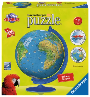 Produktbild von XXL Kindererde. 3D Puzzle-Ball 180 Teile