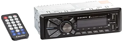 Zdjęcie produktu dla Radio samochodowe stereo/DAB+ z PLL, wyposażone w Bluetooth, podwójny port USB, gniazdo SD/AUX-IN, moc 180W