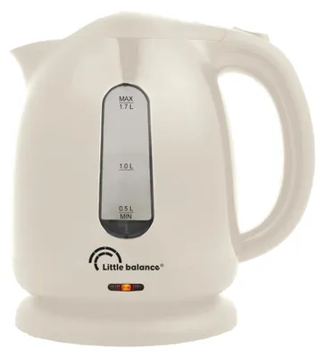 Obrázek produktu pro LITTLE BALANCE 8826, konvička na vodu, 1,7 l, základna s 360° otočností, automatické vypnutí