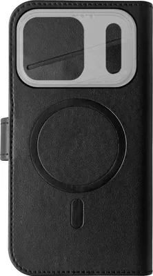 Produktbild von Celly WALLYMAG, Geldbörsenhülle, Apple, iPhone 17 Pro, 16 cm (6.3"), Schwarz