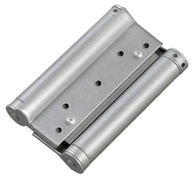 Image de Paire de charnières double action LIOBEX compact n°29 acier argent – GROOM - GR123101