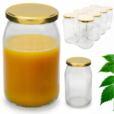 Produktbild von Tragar 8x 900ml Glasbehälter mit Deckel für Marmelade