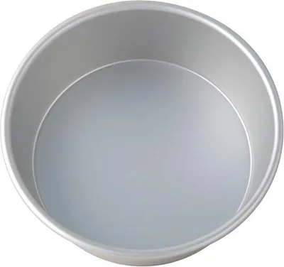 Productafbeelding van Ronde taartvorm Ø 20 x 8 cm aluminium geanodiseerd, zilver