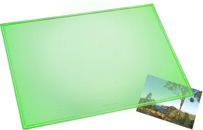 Produktbild von Schreibunterlage Durella Transluzent 40x53 cm grün Packung mit 30 Stück
