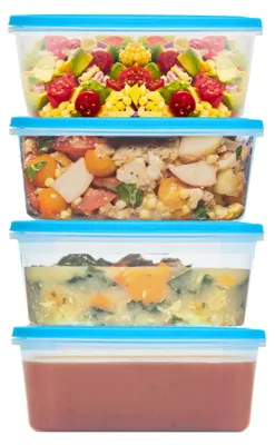 Lebensmittel-Aufbewahrungsboxen 4er-Set, 3 L, luftdicht, BPA-frei