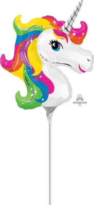 Zdjęcie produktu dla Mini Shape. Balon Foliowy Jednorożec