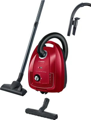 Produktbild von BOSCH Serie 4 BGD38RD1H Staubsauger 4 l Trommel-Vakuum Trocken 600 W Staubbeutel (BGD38RD1H)