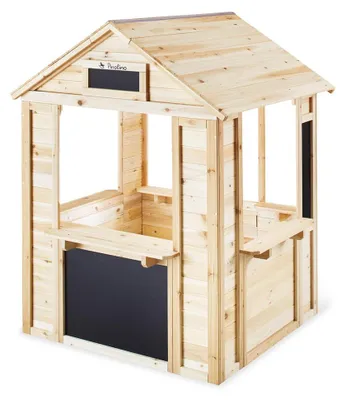Produktbild von Pinolino Outdoor Spielhaus 'Knut', natur Vollmassiv: Nadelholz, unbehandelt