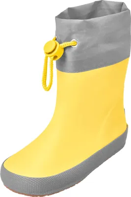 Zdjęcie produktu dla PLAYSHOES 180501_12, Kozaki, Kalosze, Unisex, Dziecko, Żółty, Szary, Monochromatyczny
