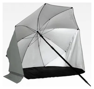 Produktbild von Strandsonnenschirm - Windschutz - 180 cm - Grau