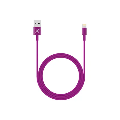 Obrázek produktu pro XLayer 214094, 1 m, Lightning, USB A, Samec, Samec, Purpurová