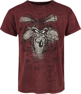 Produktbild von Looney Tunes T-Shirt Herren Coyote - Genius rot S
