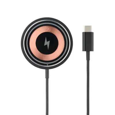 Image de QUALO Transparent Chargeur à induction 15W noir Chargeurs de téléphone portable QTLI-15-01