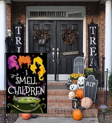 Produktbild von Halloween-Flagge, Halloween-Flagge, doppelseitige Halloween-Flagge, Gartenflagge, 30 × 45 cm