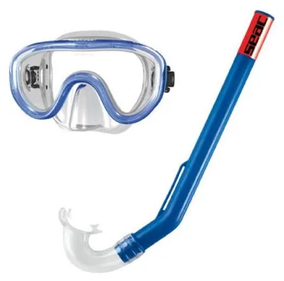 Image de Kit de plongée pour enfants Seac Marina, silicone bleu