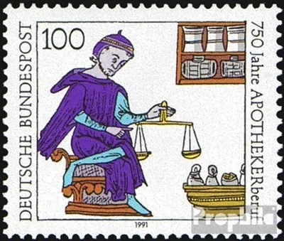 Produktbild von Briefmarken BRD (BR.Deutschland) 1991 Mi 1490 (kompl.Ausg.) FDC 750 Jahre Apothekerberuf