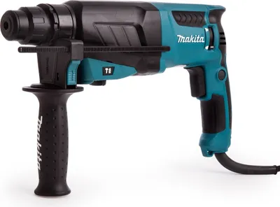 Obrázok produktu pre Makita HR2630, SDS Plus, Čierna, Modrá, 1,3 cm, 1200 ot/min, 2,4 J, 4600 bpm