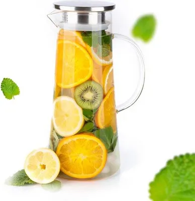 Immagine prodotto di Caraffa per l'acqua con doppio beccuccio e filtro, 1,5 L