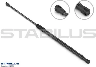 Produktbild von Gasfeder Motorhaube 168 mm 130 N Hub 32 mm STABILUS für u.a. PORSCHE 911