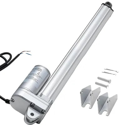 Immagine prodotto di Attuatore lineare VEVOR 12 V, attuatori lineari da 304,8 mm, impermeabile IP65, attuatore lineare da 3000 N, attuatori con movimento di 5 mm/s con staffa di montaggio per inseguitori solari, macchine industriali, apriporta