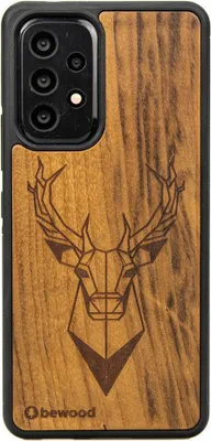 Produktbild von Holzhülle für Samsung Galaxy A33 5G IMBUIA DEER
