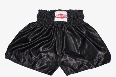 Zdjęcie produktu dla Spodenki do kickboxingu Ali's Fightgear TTBE - Czarne - Rozmiar S - Wysokiej jakości spodenki do kickboxingu na treningi i zawody