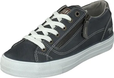 Produktbild von Mustang Damen Schnürschuh mit Gummisohle und bequemen Innenfutter 1272-308, Größe:37 EU, Farbe:Blau