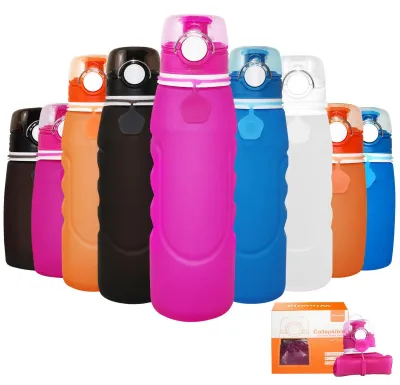 Image de Bouteille en silicone pliable, 1000 ml