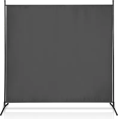 Produktbild von Paravent Outdoor Raumteiler Garten Spanische Wand Trennwand Raumtrenner 1 teilig Anthrazit 180x180 cm