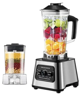 Productafbeelding van Keukenmixer, 9 snelheidsstanden, roestvrijstalen messen, 2 liter + 0,5 liter