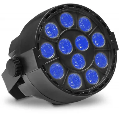 Image de Projecteur LED de fête SPS-120-DMX, 12 LED, noir