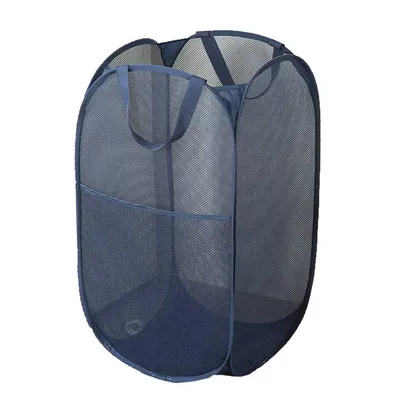 Imagen del producto de Recipiente práctico para lavar a mano, ideal para viajes: plegable, espacioso y versátil, color azul marino