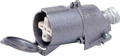 Zdjęcie produktu dla Metalowe gniazdo z płaskimi stykami 32A 500V Tarel 2141-120