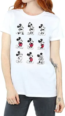Produktbild von Disney - T-Shirt für Damen BI1290 (3XL) (Weiß)