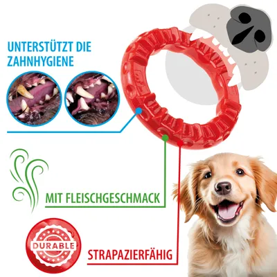Produktbild von FERPLAST Smile Ring S rot - Hundespielzeug