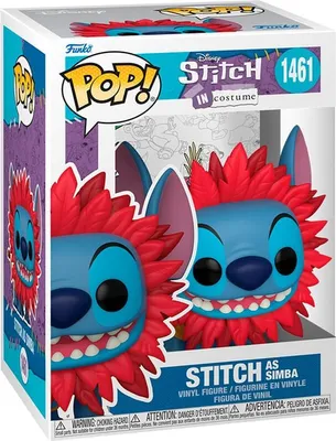 Produktbild von Disney Stitch als Simba Plüschtier, 12 Zoll großes weiches Stofftier