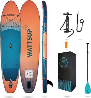 Produktbild von WattSUP F11 SUP prkno Stand Up Paddle Surf-Board Paddle ISUP 335x81cm
