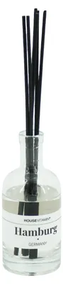 Productafbeelding van Diffuser met stokjes - Hamburg - Frisse was - 100 ml