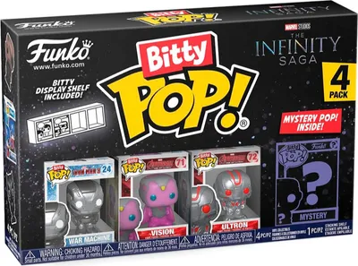 Obrázek produktu pro Funko Bitty POP! Marvel Iron Man 2cm 4pak
