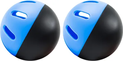Produktbild von 2 Stück Baseball-Trainingsball, begrenzte Flugweite, leicht, für drinnen und draußen, für Kinder und Erwachsene, Baseball, Pitching, Batting-Übung, EVA, hohl, weicher Ball, Baseball-Zubehör