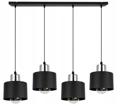 Obrázok produktu pre Moderná Stropná Svetlová Lampá Čierna Led Lampá