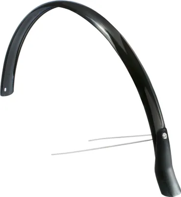 Image de VWP Snello Aileron arrière en PVC 28 pouces 51 mm noir