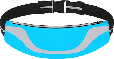 Produktbild von INF Laufgürtel Bauchtasche für Herren Damen, Wasserabweisender Laufgürtel für iPhone 14 Pro Max Samsung Pixel Blau