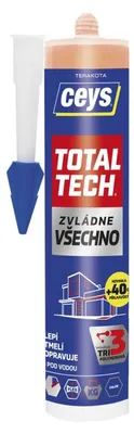 Image de Colle Ceys TOTAL TECH, terre cuite, mastic 2-en-1, 290 ml