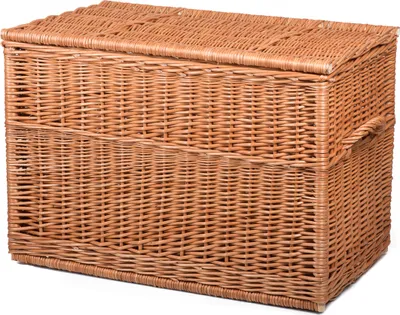 Produktbild von JIPRO® Truhe aus Weide Marinero II. - Korbtruhe, Weidentruhe - B 60 x T 39 x H 40(cm)
