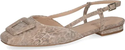 Produktbild von Peter Kaiser 79441 458, Peeptoes & Slingpumps in Beige / Leo-Look für Damen, Größe 38,5