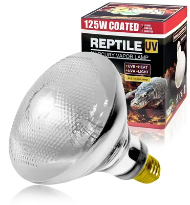 Obrázek produktu pro UV lampa UVA/UVB, topná, pro terárium, 125 W