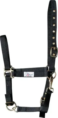 Image de Harry's Horse Licol 3x ajustable, Couleur:noir, Taille:Poney